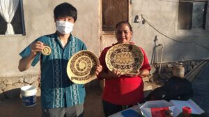メキシコの少数民族クミアイの民芸品