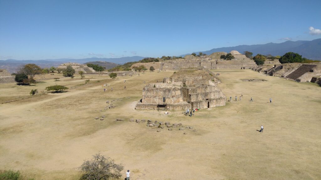 メキシコのオアハカにある世界遺産モンテアルバン遺跡