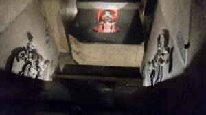 メキシコの国立人類学博物館にあるマヤのパレンケのパカル王の石棺模型