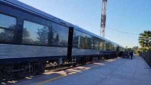 チワワ鉄道のプラットフォーム