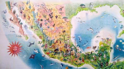 メキシコの地図