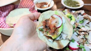 ユカタン地方のメキシコ料理ポクチュク