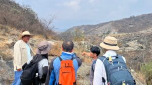 メキシコのミトラ洞窟遺跡でのツアー